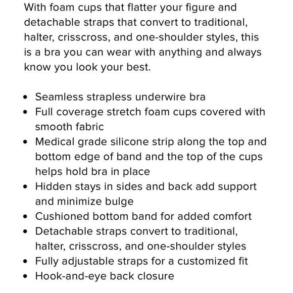 Wacoal 854199 Red Carpet Underwire Convertible Bra 32DDD - Picture 2 of 6